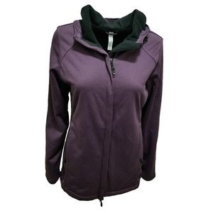 Ideology Hooded Pullover Sweater  Heather Purple XSmall